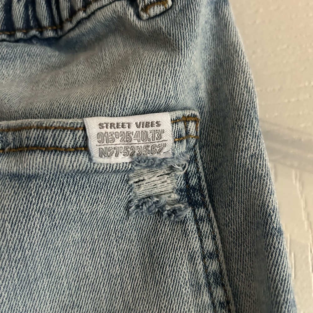 Zara Light Blue Denim Pants - Picture 4 of 4